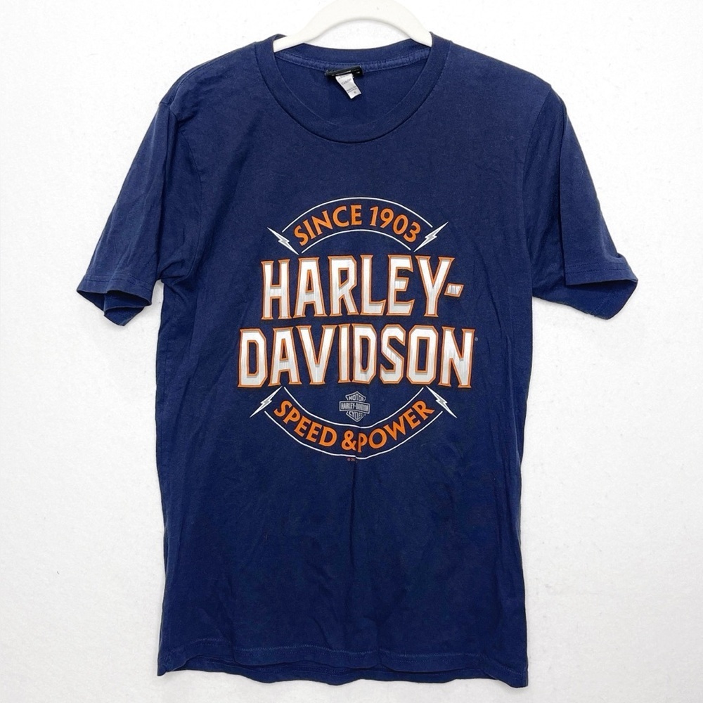 Harley-Davidson Speed & Power Perry Harley Davidson Kalamazoo Michigan T-Shirt